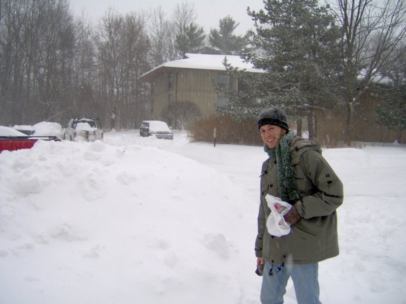 Vince in the Snow