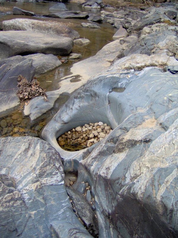 Gunpowder Falls Pothole