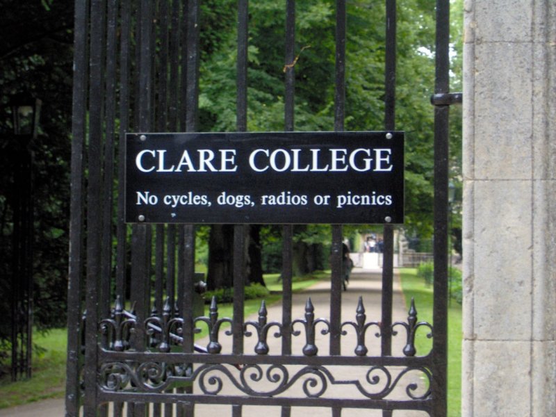 Clare College Gates