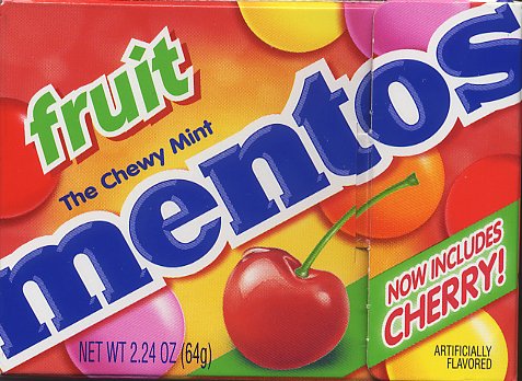 fruity mentos