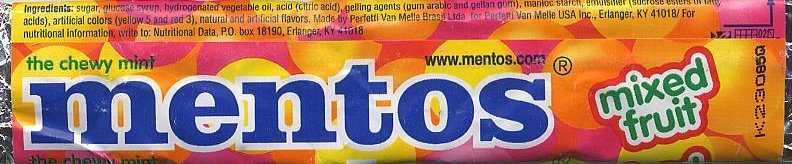 Fruit Mentos