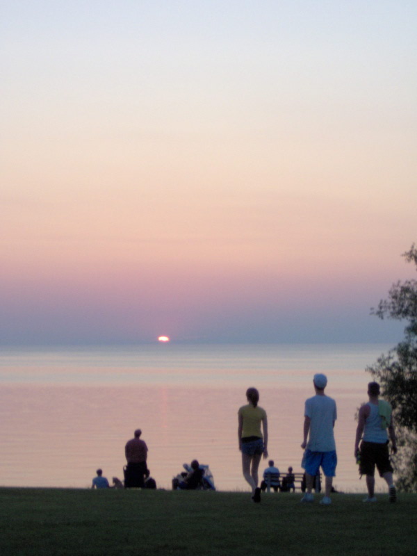 Sunset over Ontario