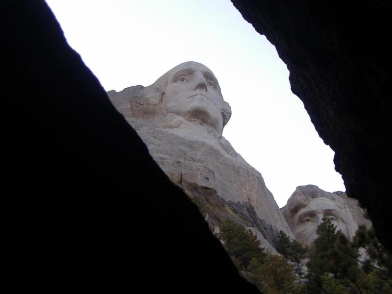 half of George Washington's Head