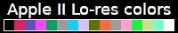 Apple II Lo-res colors