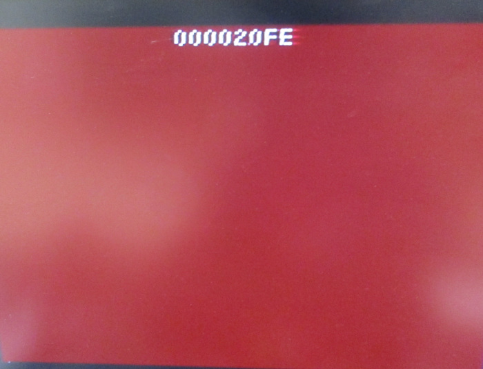 e7 tester error screen
