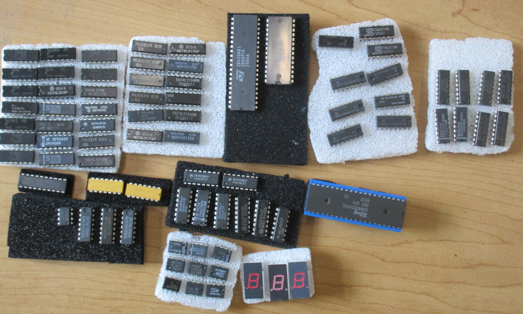 lots of ICs in anti-static foam